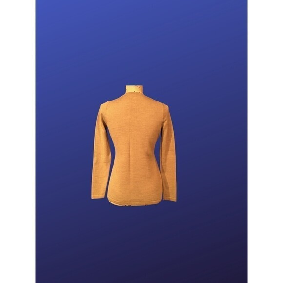 ANN TAYLOR LOFT Pullover Scoop Neck Tunic Sweater, CARAMEL, Size SP, NWOT - Picture 2 of 8